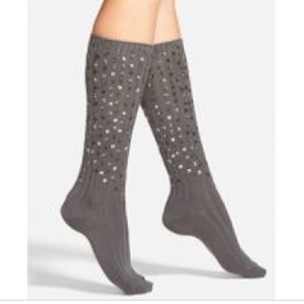 HUE Sequins Slouch Sock 